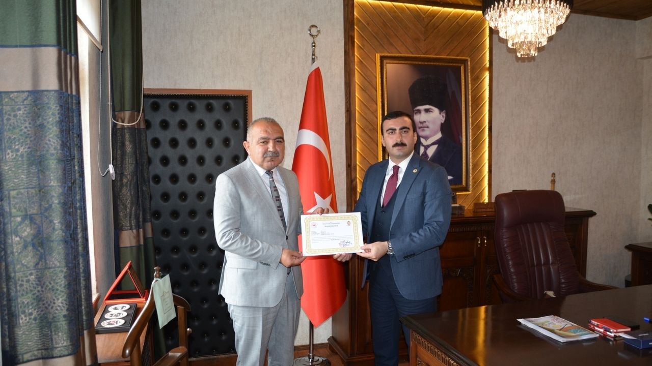 Kastamonu’nun İlçesinde Müdür Kılıç’tan Kaymakam’a Veda Ziyareti (1)