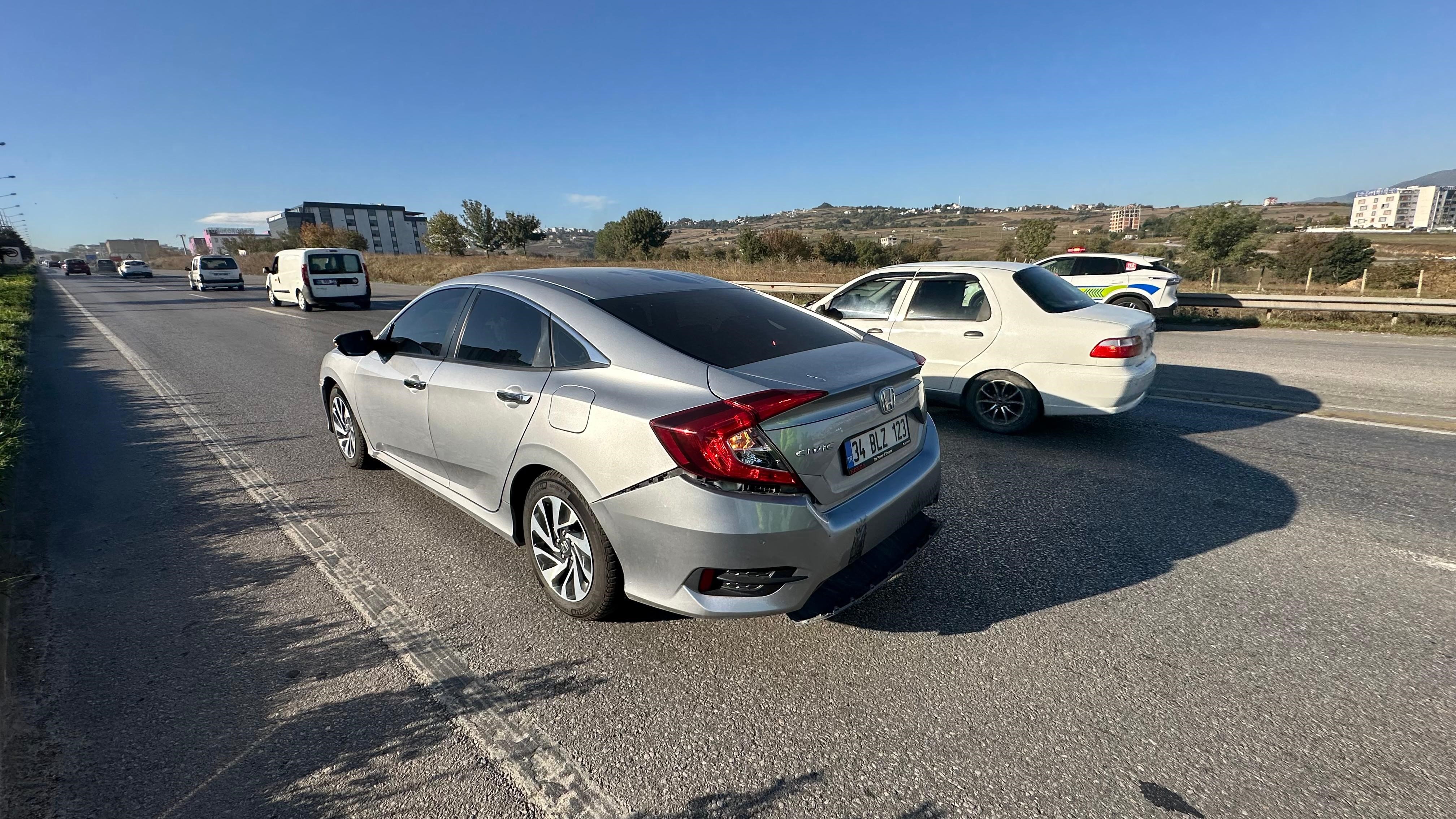 Otomobil Ile Motosiklet Çarpıştı Feci Kazada 1 Yaralı