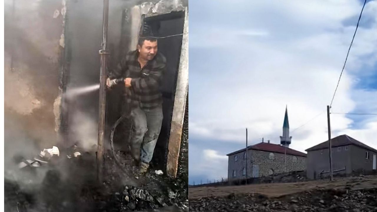 Sağanak Kabusa Döndü Yıldırım Hem Camiye Hem Eve İsabet Etti (2)