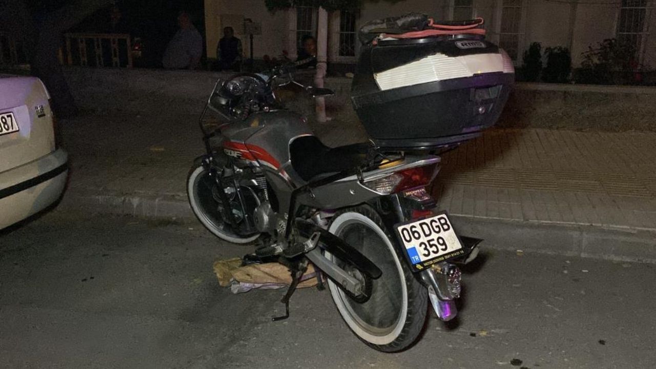 Son Dakika İki Motosiklet Birbirine Girdi, 1 Yaralı (1)