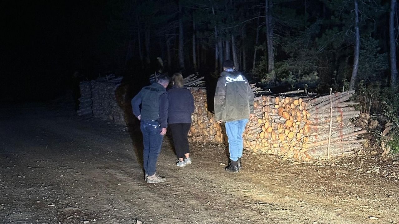 Taşköprü Ormanlarında Gece Devriyesi Yeşil Vatan İçin Nöbet Sürüyor (2)