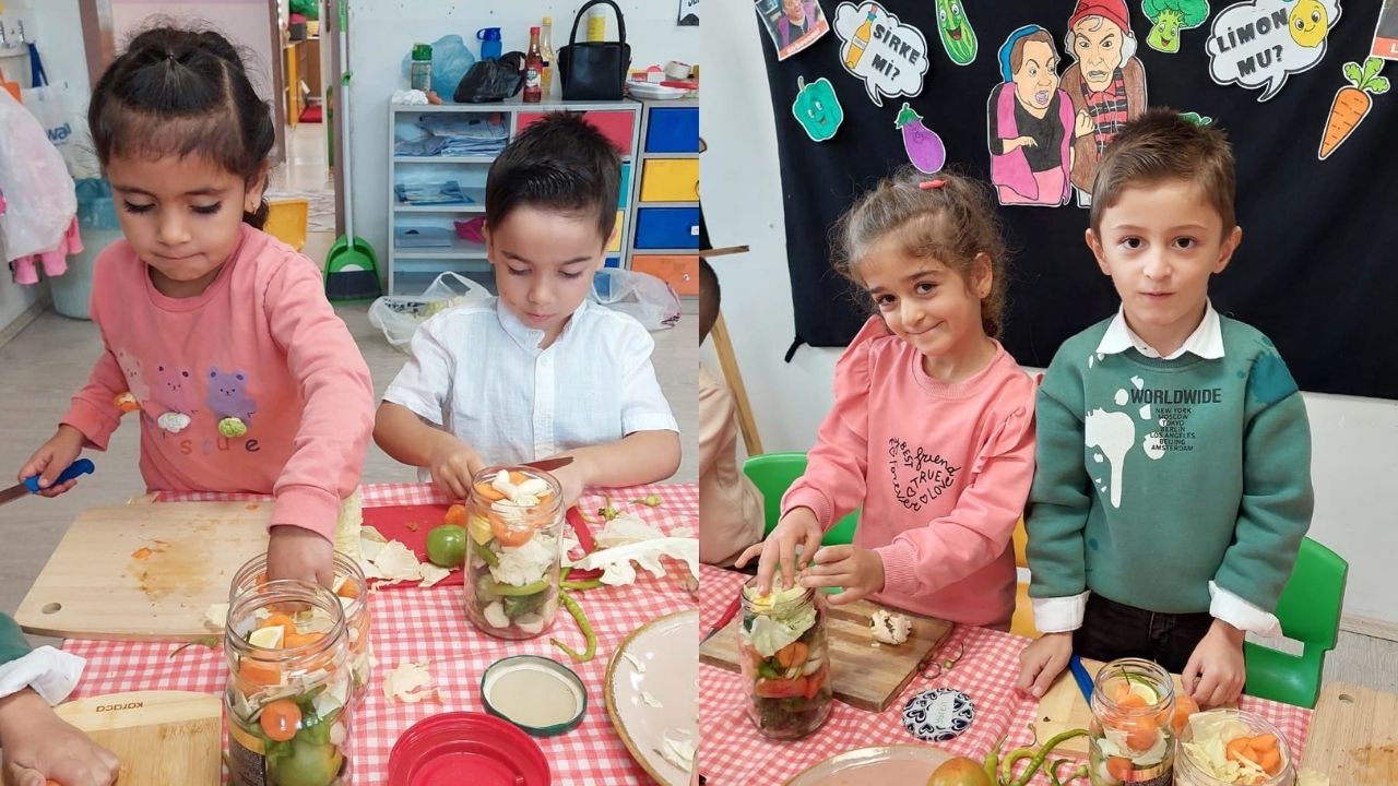 Taşköprü'de Minik Öğrenciler Kendi Turşularını Yaptı (8)