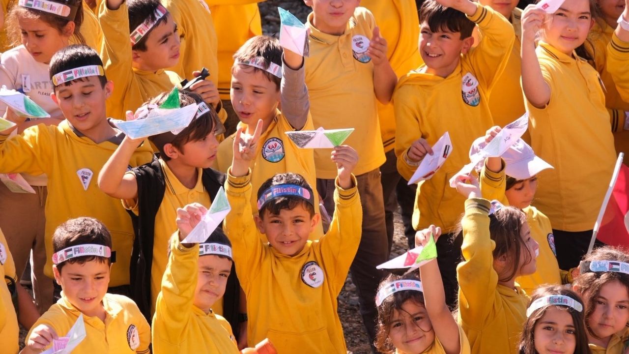 Taşköprü’de Öğrencilerden Filistin’e Duygu Dolu Destek (5)