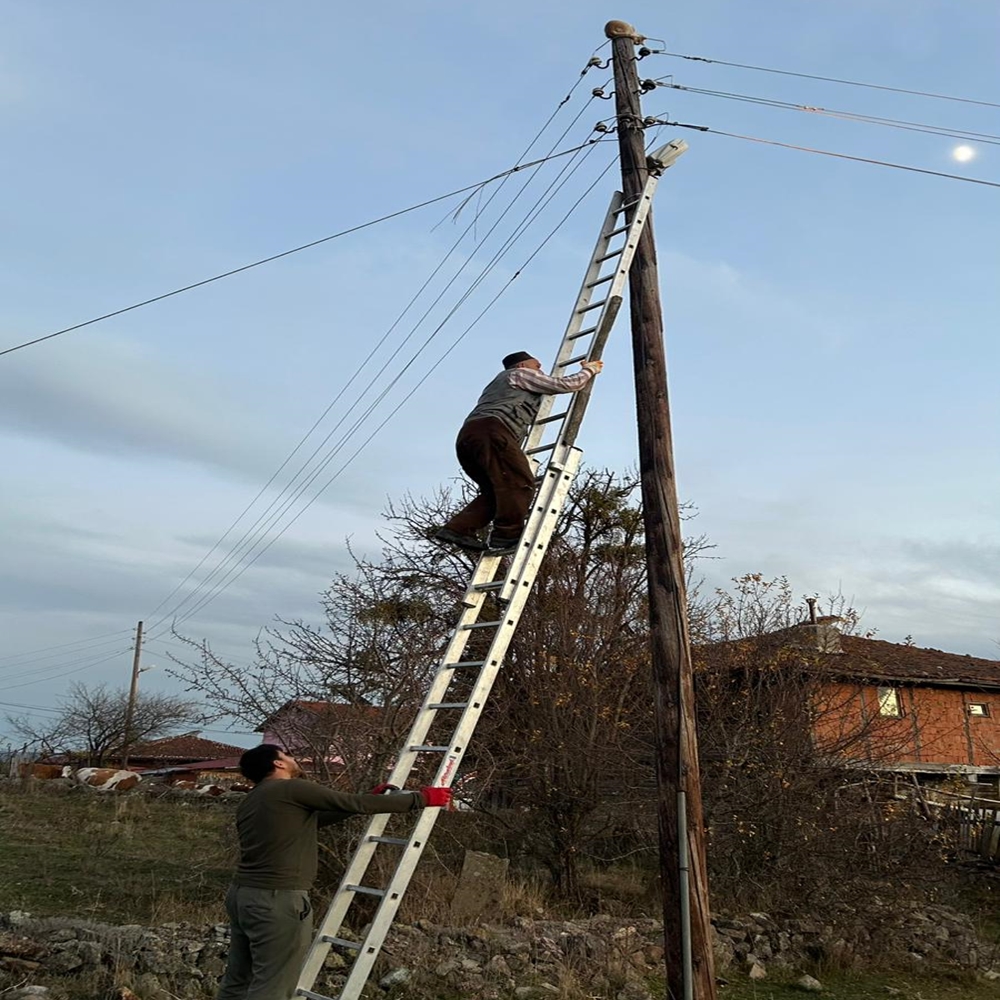 Aşağı Şehir Ören Köyü Muhtarı Kedi Kurtarma (2)