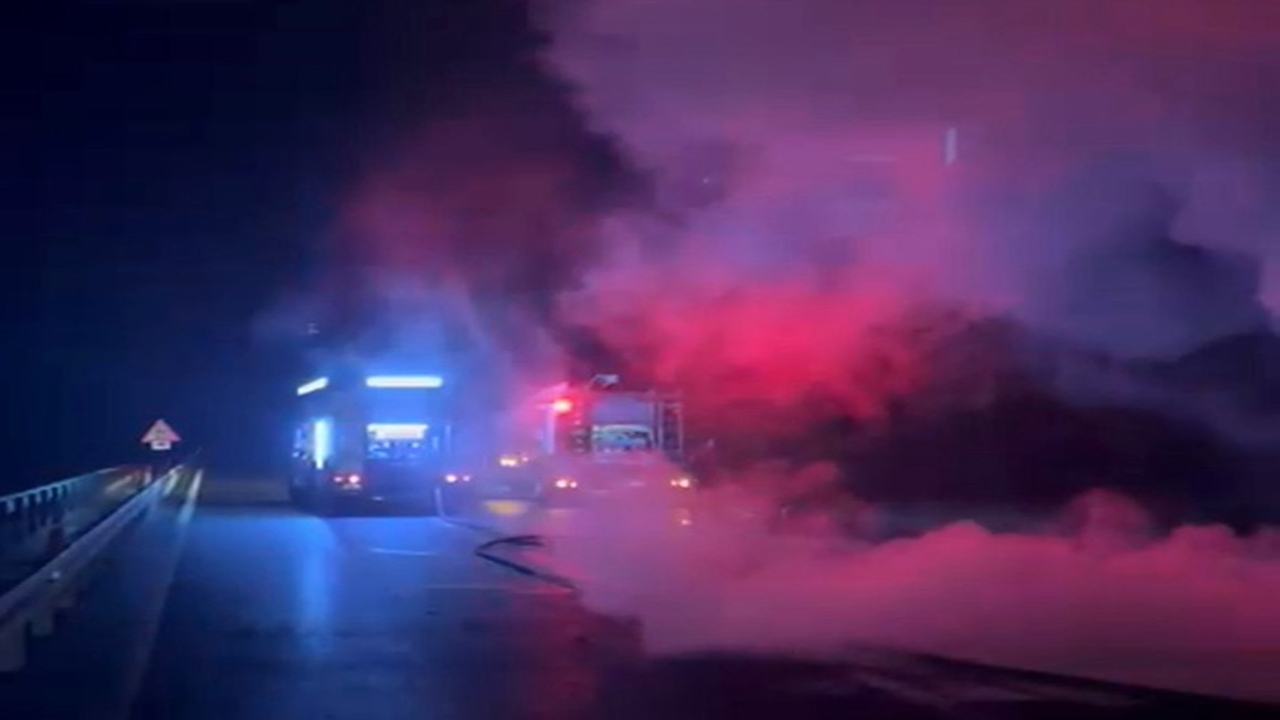 Bolu Tır Yangın (1)