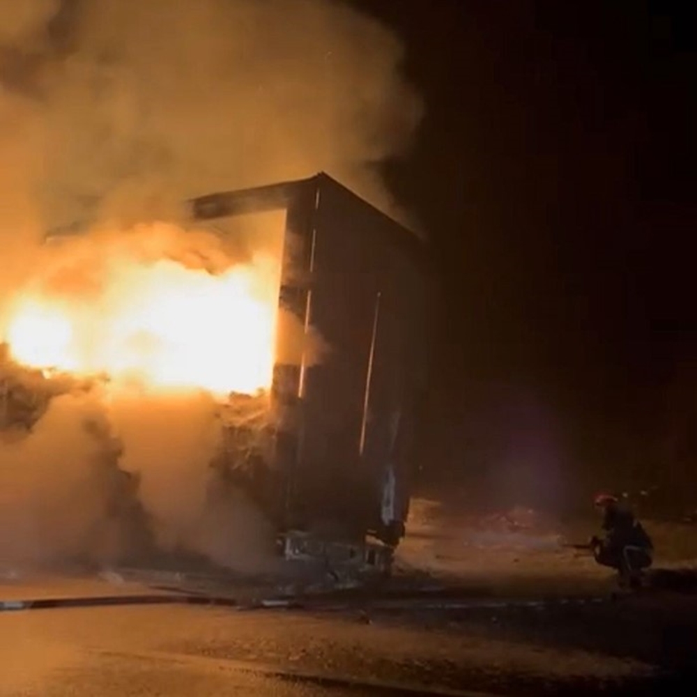 Bolu Tır Yangın (2)