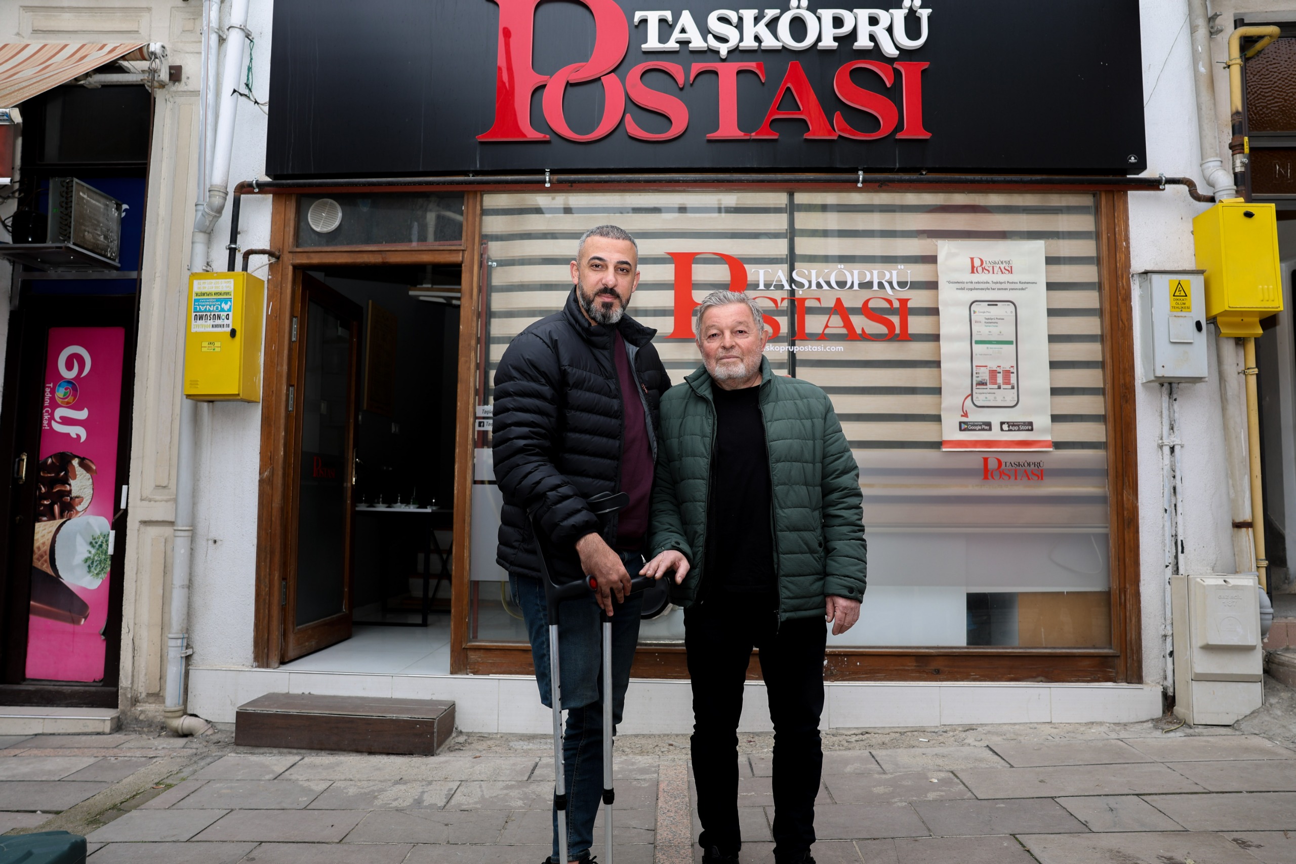 Filistinli Gazeteci Gazi Sami Shehada Taşköprü Postası’nı Ziyaret Etti 12