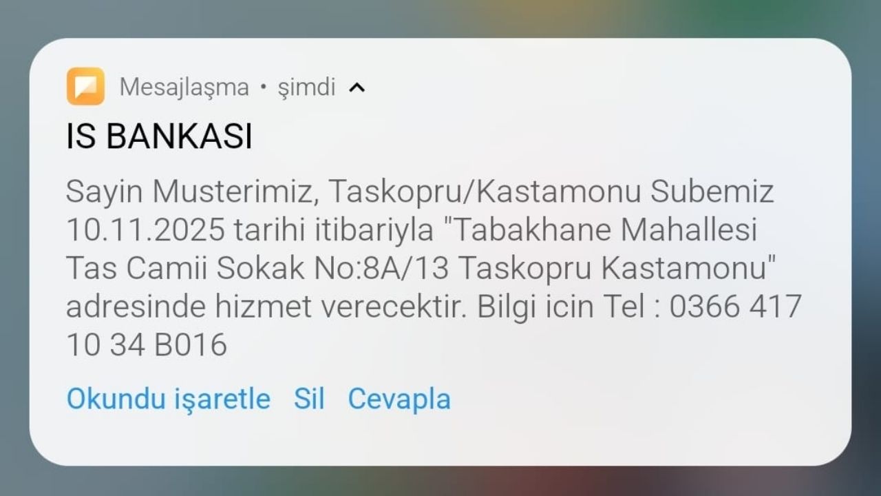 İş Bankası Taşköprü Şubesi Yeni Adresinde Hizmete Başlıyor (2)