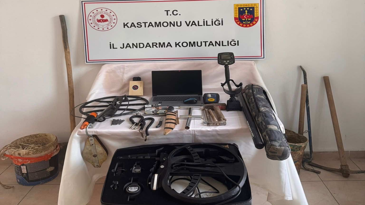 Jandarma Kaçak Kazı