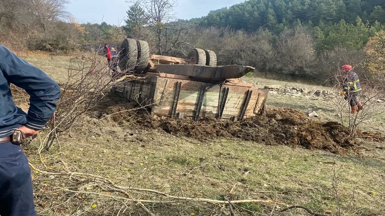 Kastamonu Merkez Traktör Kazası (1)