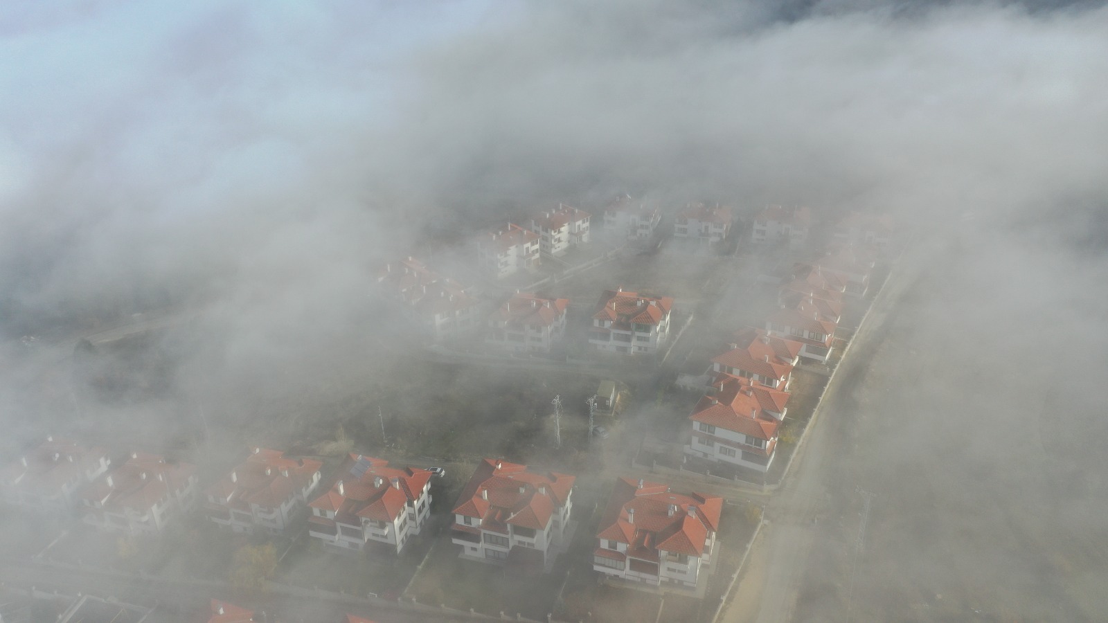 Kastamonu Sisle Kaplandı Dronla Görüntülenen Manzara Nefes Kesti 32