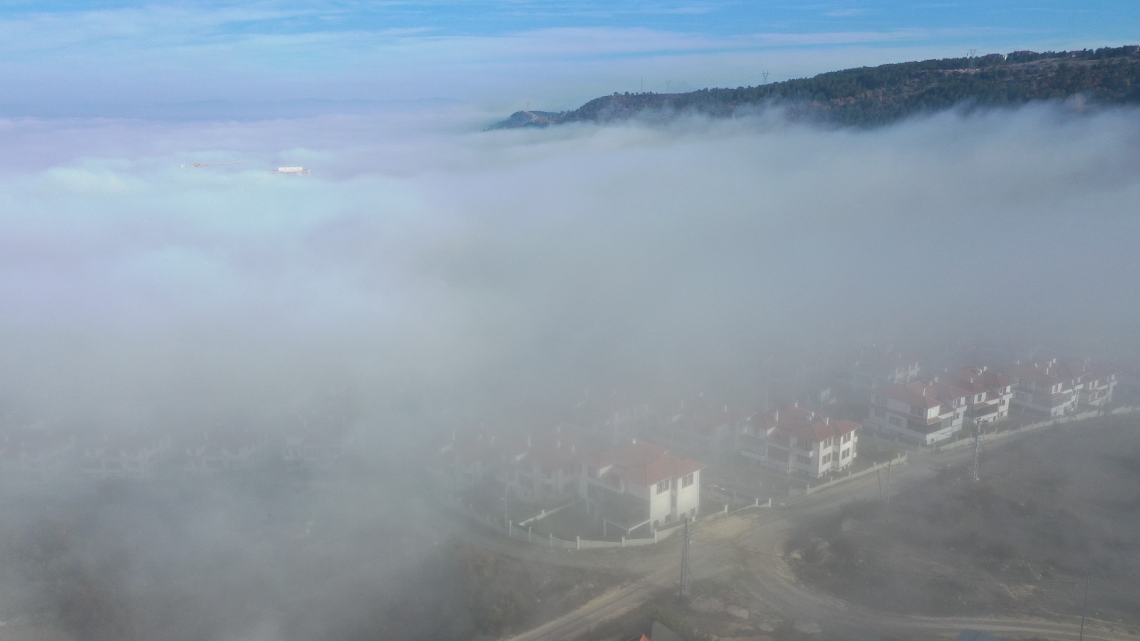 Kastamonu Sisle Kaplandı Dronla Görüntülenen Manzara Nefes Kesti 33