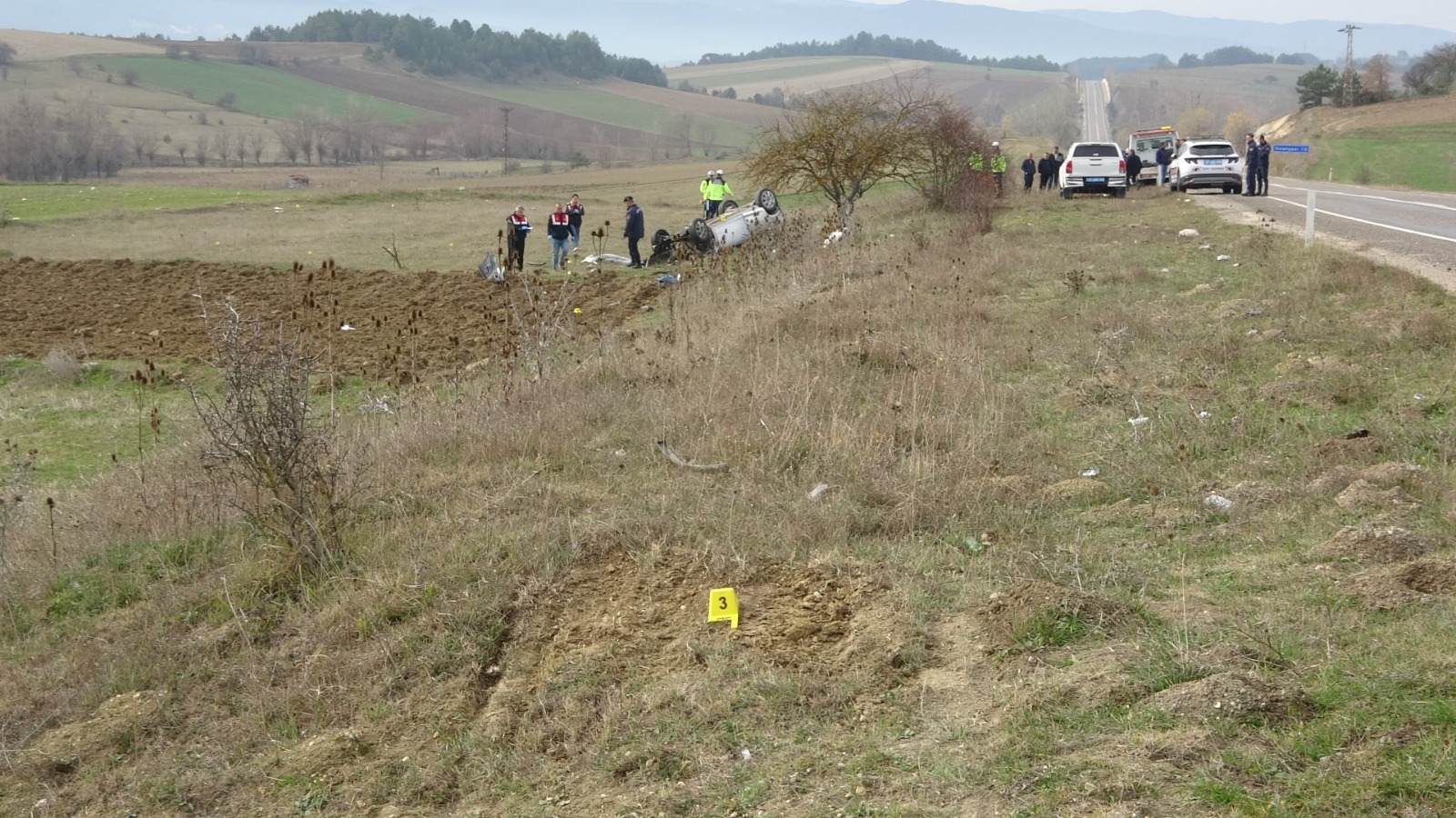 Kastamonu'da Feci Kaza! Otomobil Takla Attı 2 Kardeş Öldü! 206