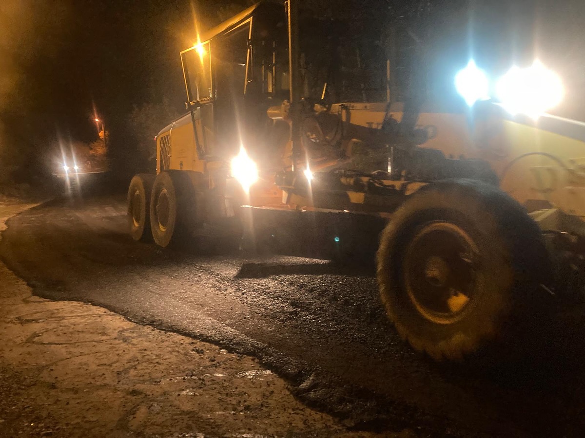 Kastamonu'nun Ilçesinde Asfalt Çalışmalarını Yerinde Inceledi 1