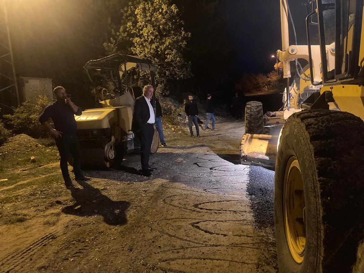 Kastamonu'nun Ilçesinde Asfalt Çalışmalarını Yerinde Inceledi 8