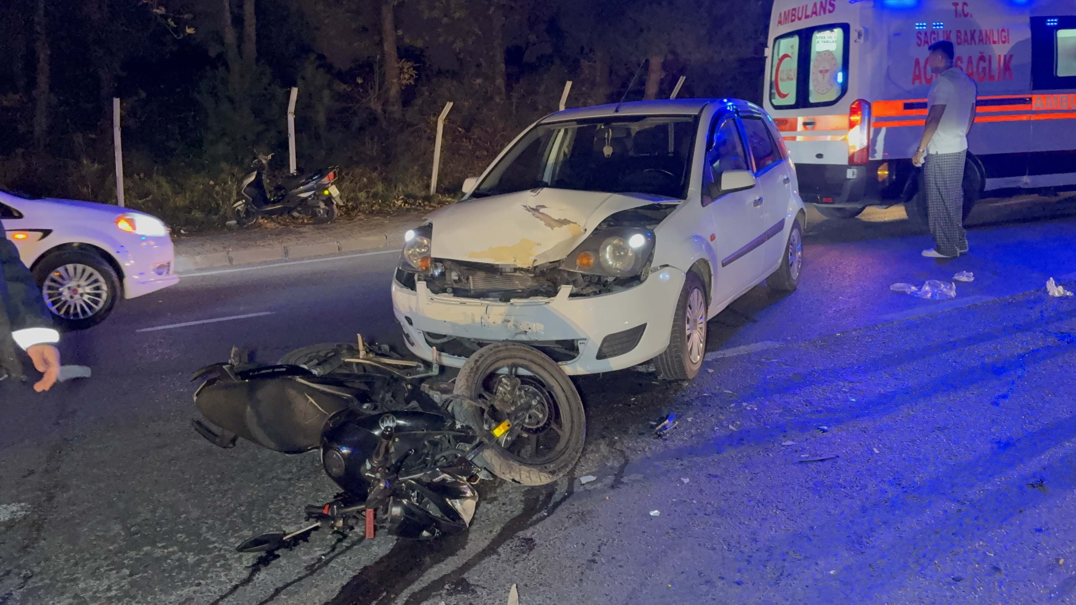 Otomobil Ile Motosiklet Çarpıştı 23 Yaşındaki Sürücü Ağır Yaralandı 12