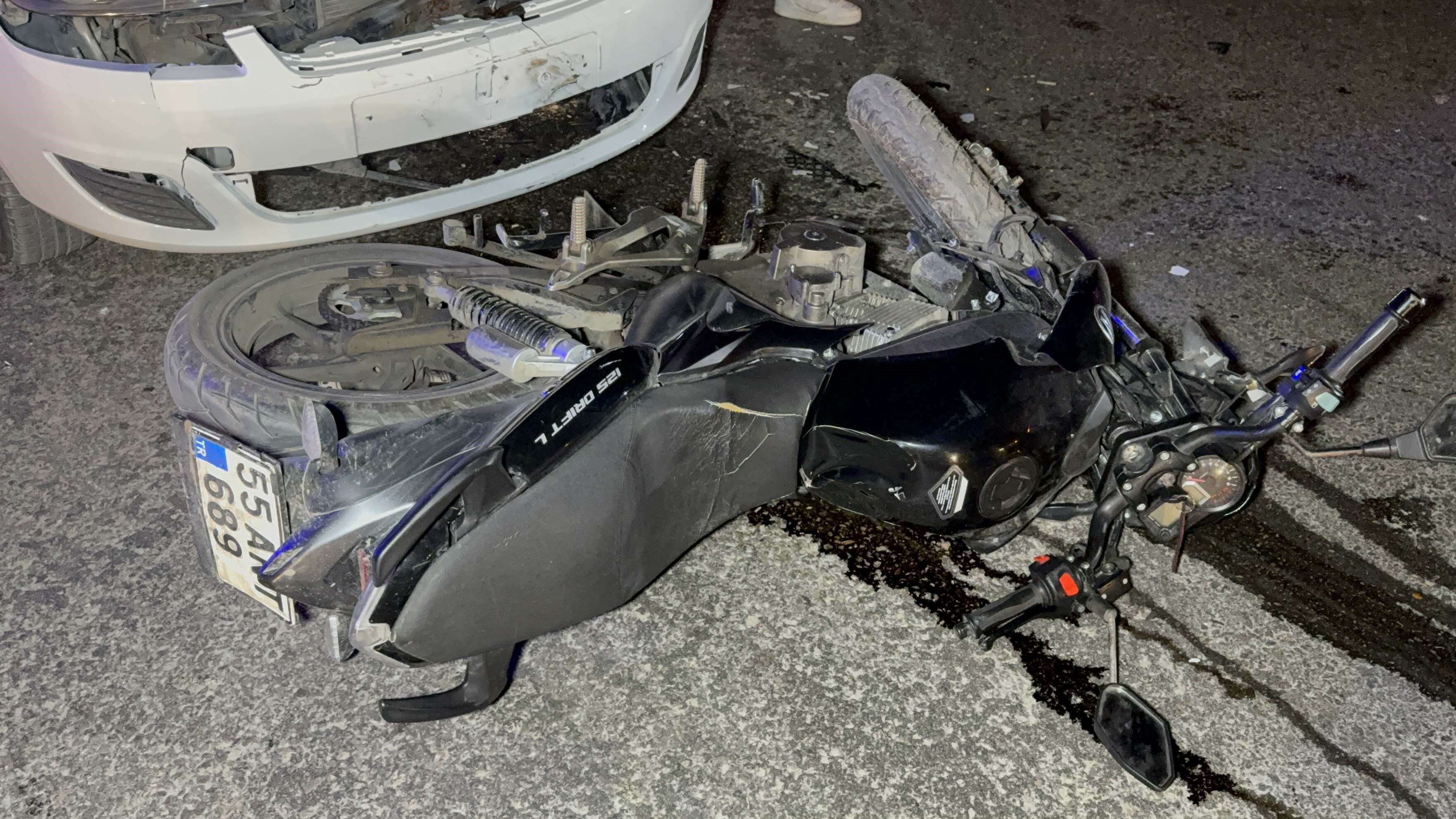Otomobil Ile Motosiklet Çarpıştı 23 Yaşındaki Sürücü Ağır Yaralandı 3