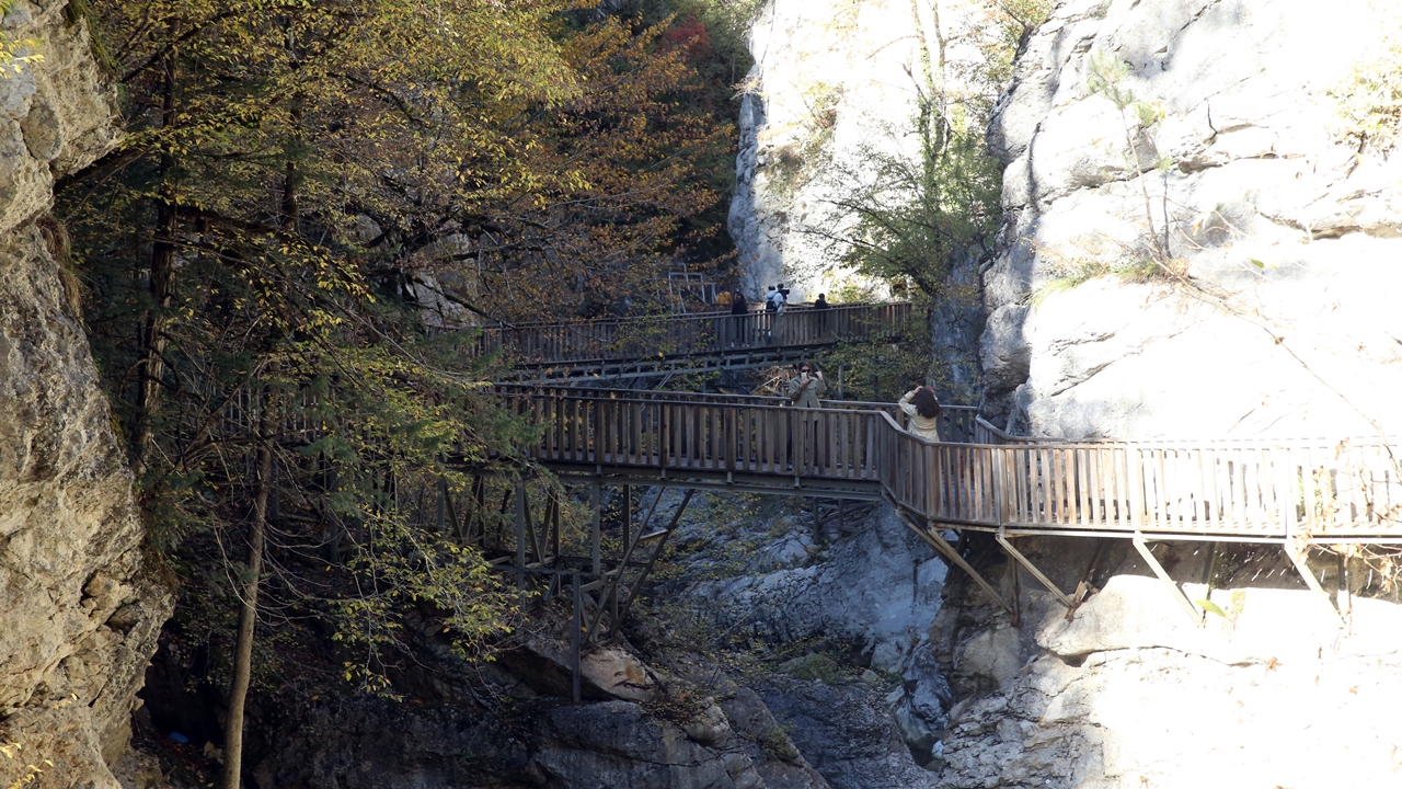 Pınarbaşı Horma Kanyonu Sonbahar Büyülüyor (2)