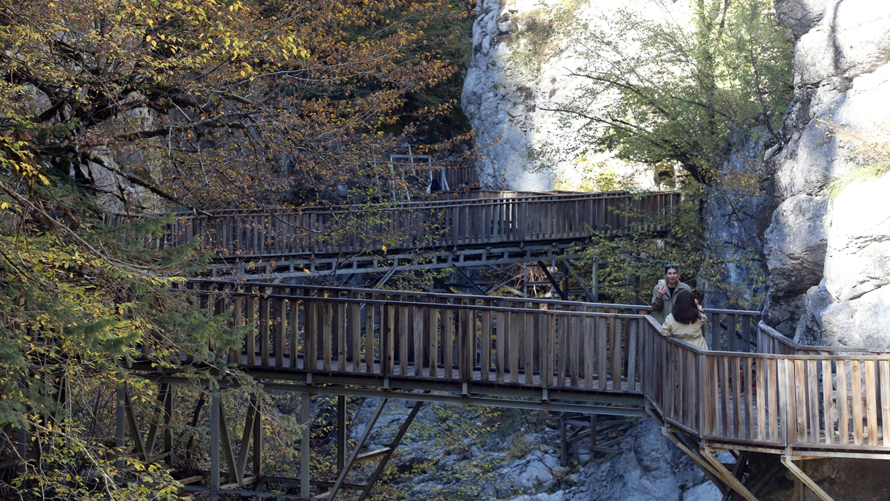 Pınarbaşı Horma Kanyonu Sonbahar Büyülüyor (4)