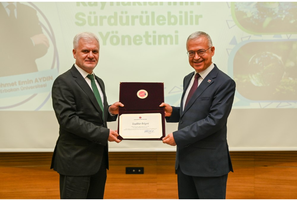 Prof. Dr. Aydın Kastamonu'da Konuştu 'Su Kaynaklarında Yüzde 10 Azalma Bekleniyor' 2