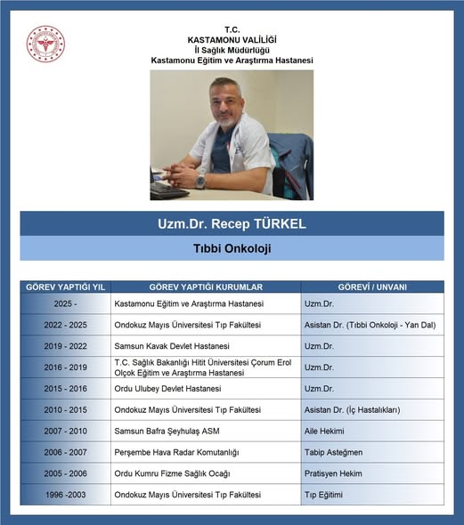 Recep Türkel Tıbbi Onkoloji