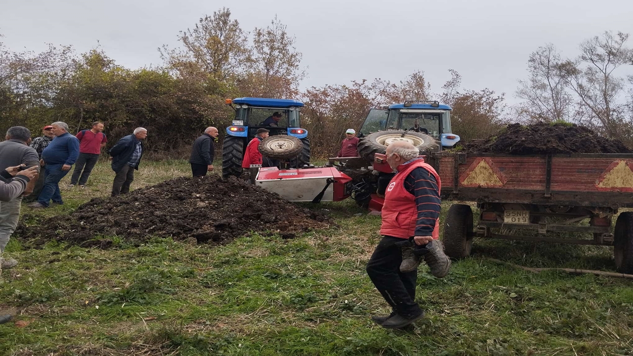 Samsun Traktör Devril Sürücü Ağır (2)