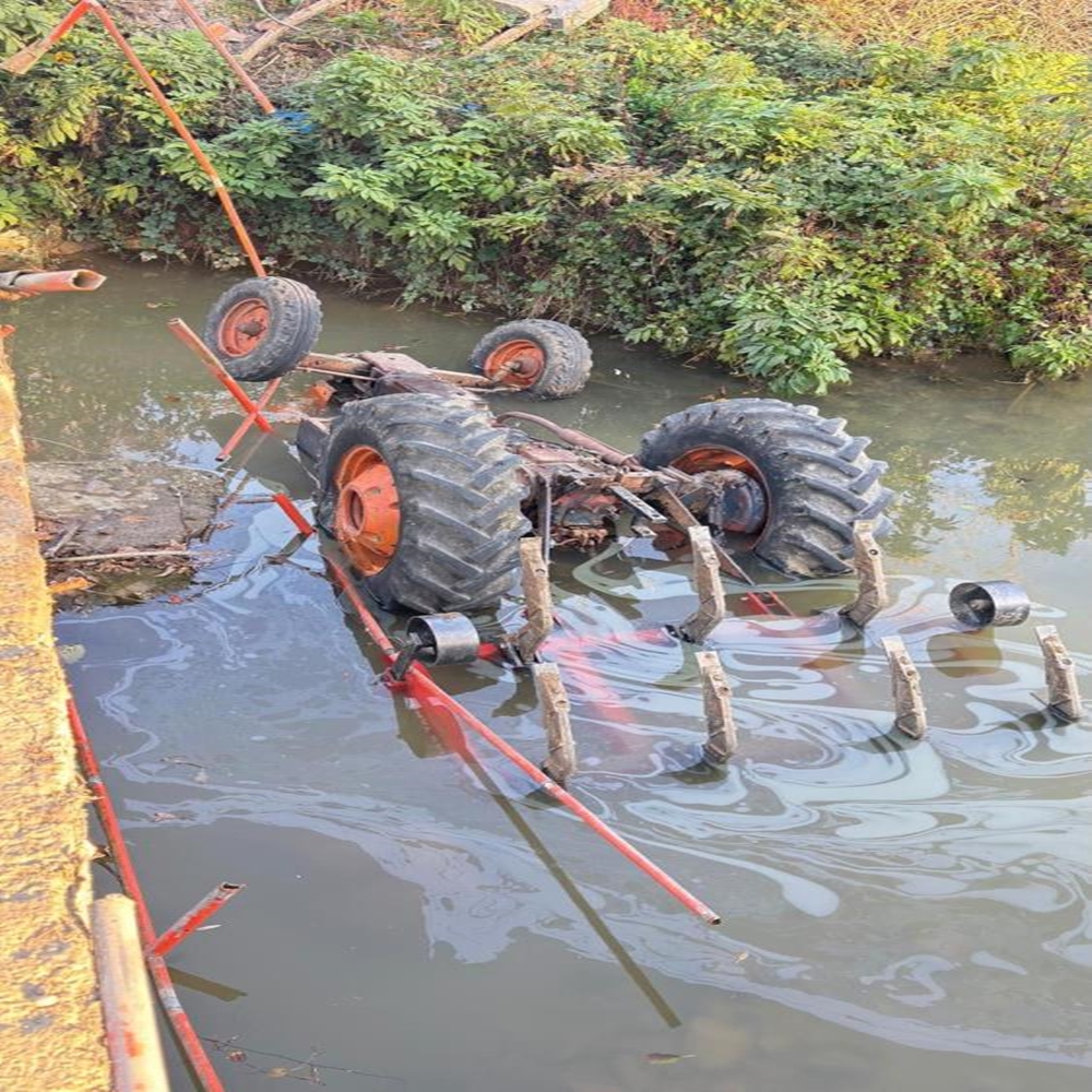 Samsun Traktör Devrildi (3)