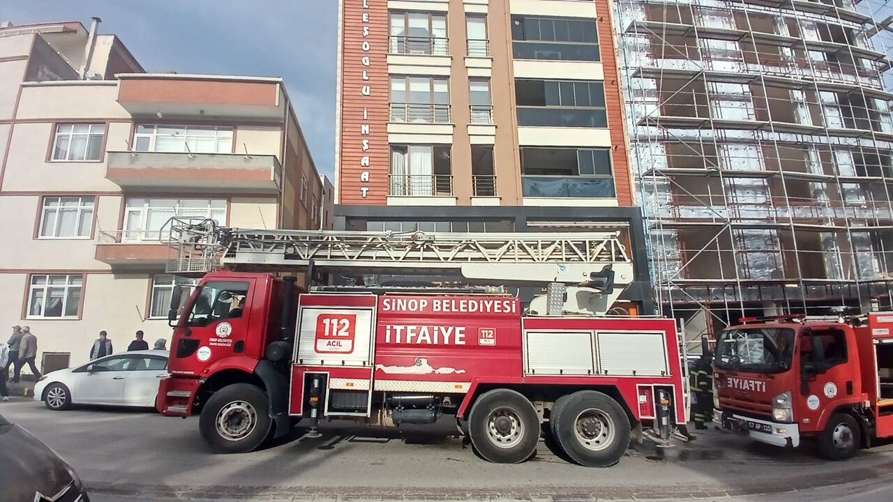 Sinop Daire Yangın (2)