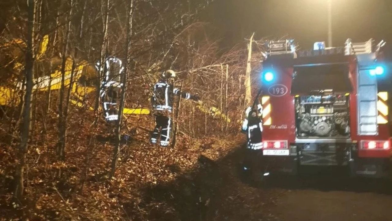 Son Dakika Ogm’ye Ait Yangın Söndürme Uçağı Hırvatistan’da Düştü (3)
