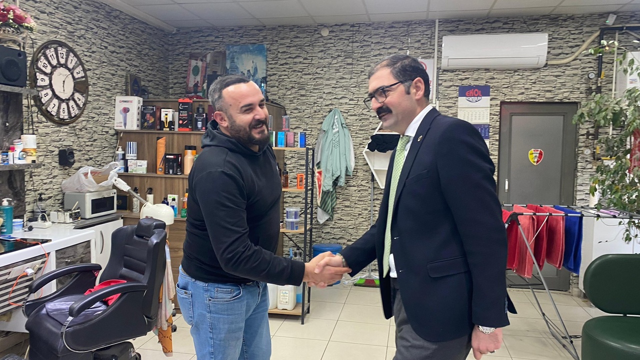 Taşköprü Kaymakamı Ilçe Esnafı Ziyaret (1)