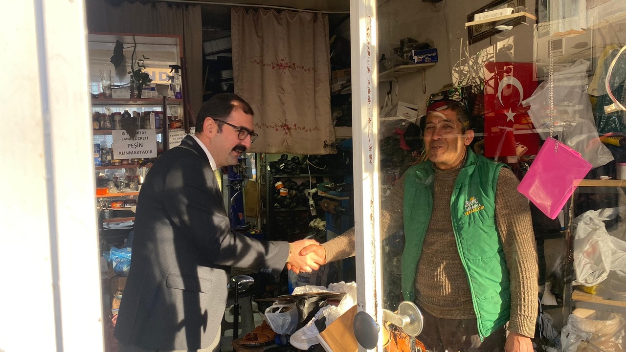 Taşköprü Kaymakamı Ilçe Esnafı Ziyaret (2)