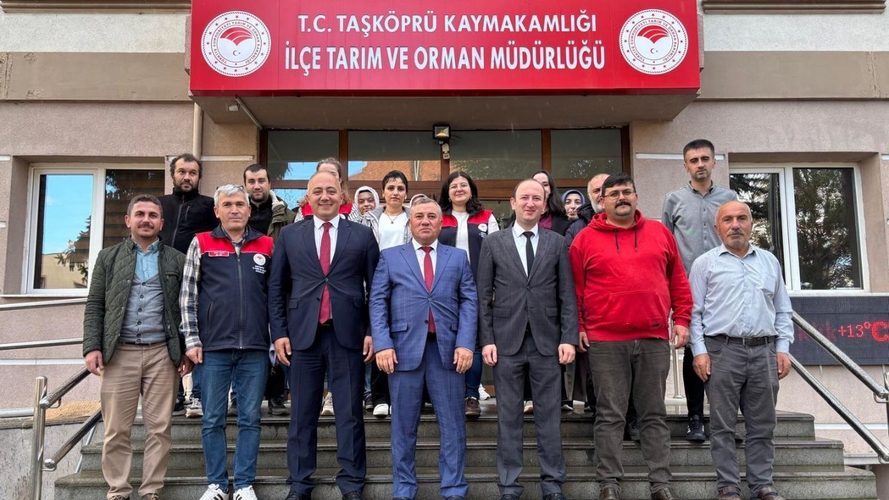 Taşköprü Tarımında Yeni Dönem Müdür İpek’e Hayırlı Olsun Ziyareti (1)