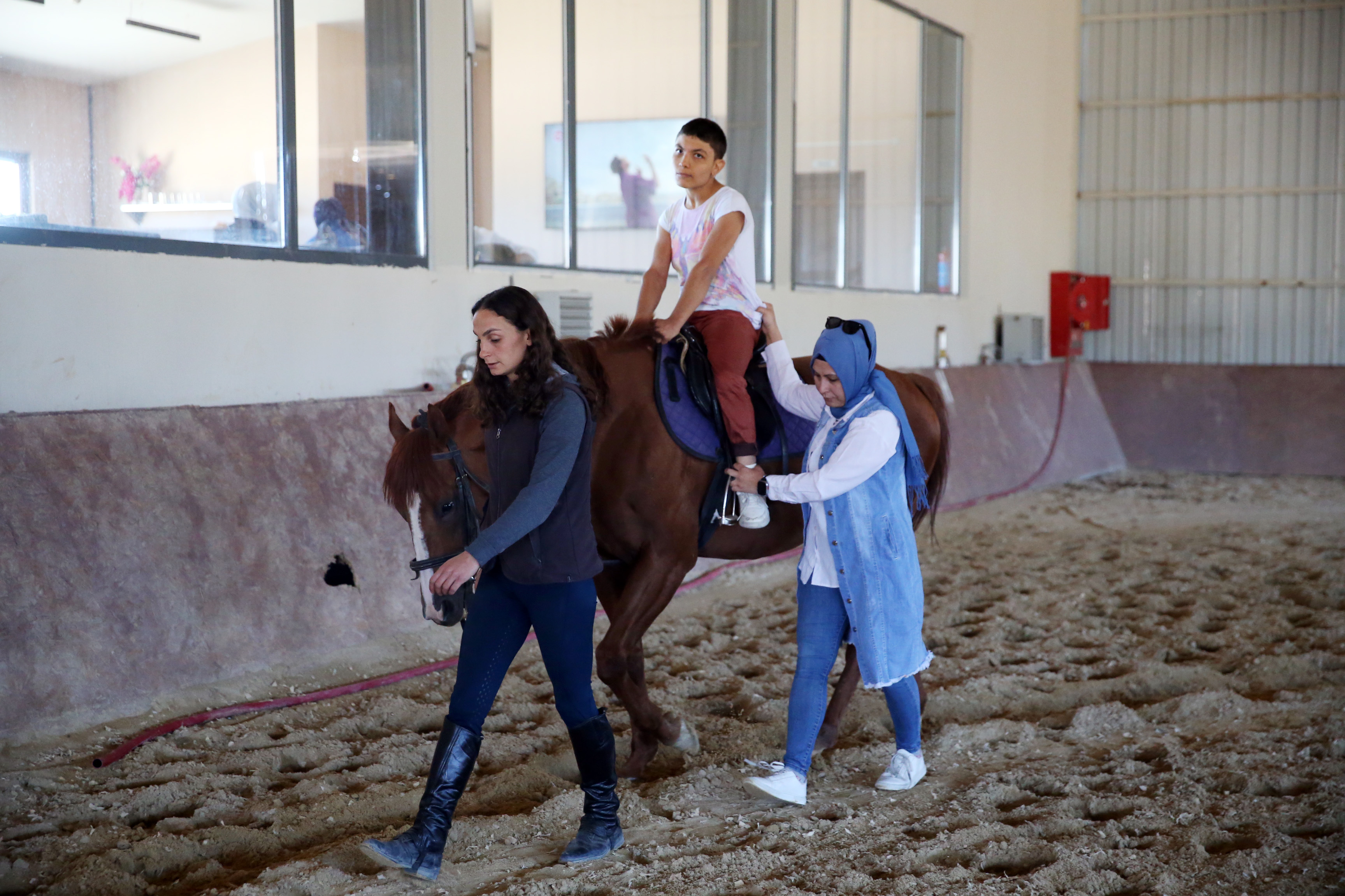 Taşköprü'de Başlatılan Projeyle Atlı Terapiyle Buluştular 2