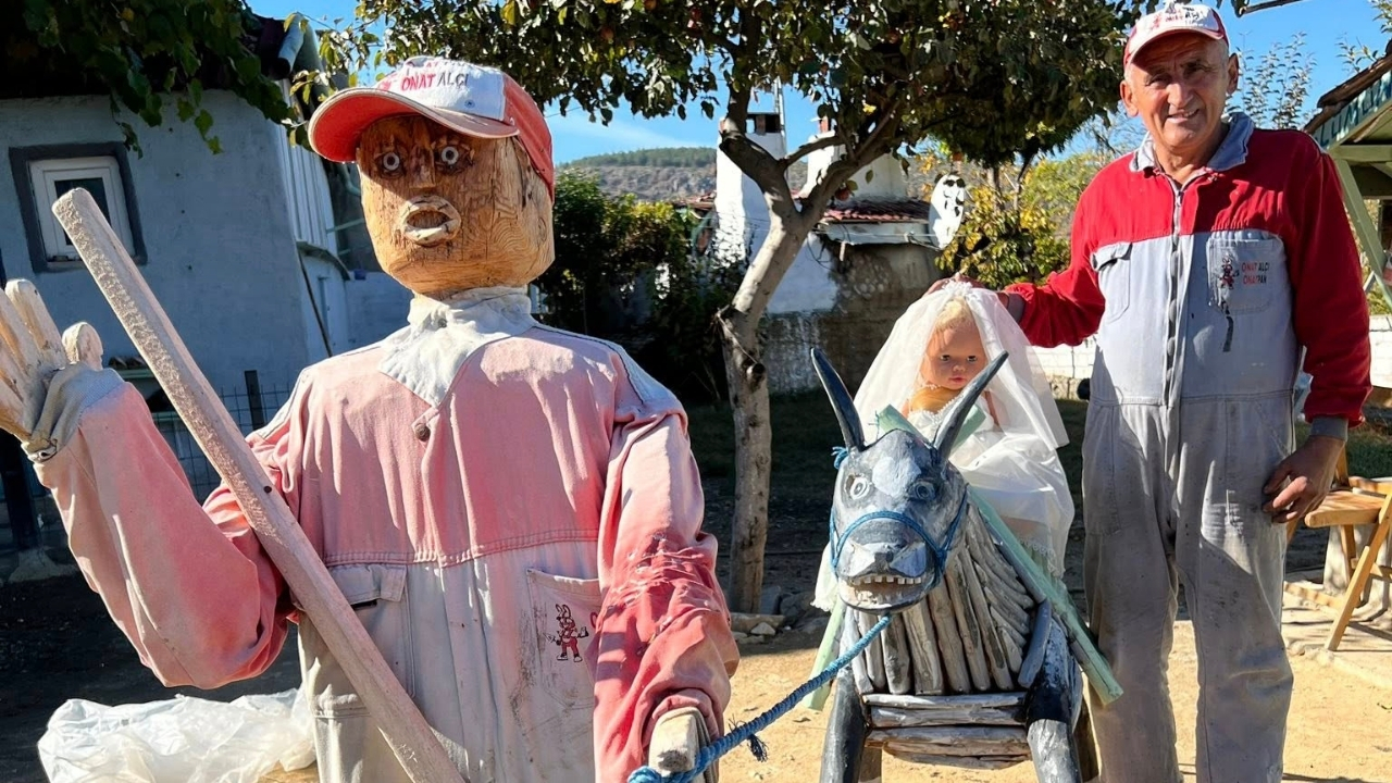 Taşköprülü Fenomen Maket Eşeğiyle Sosyal Medyada Fırtına Estirdi (1)