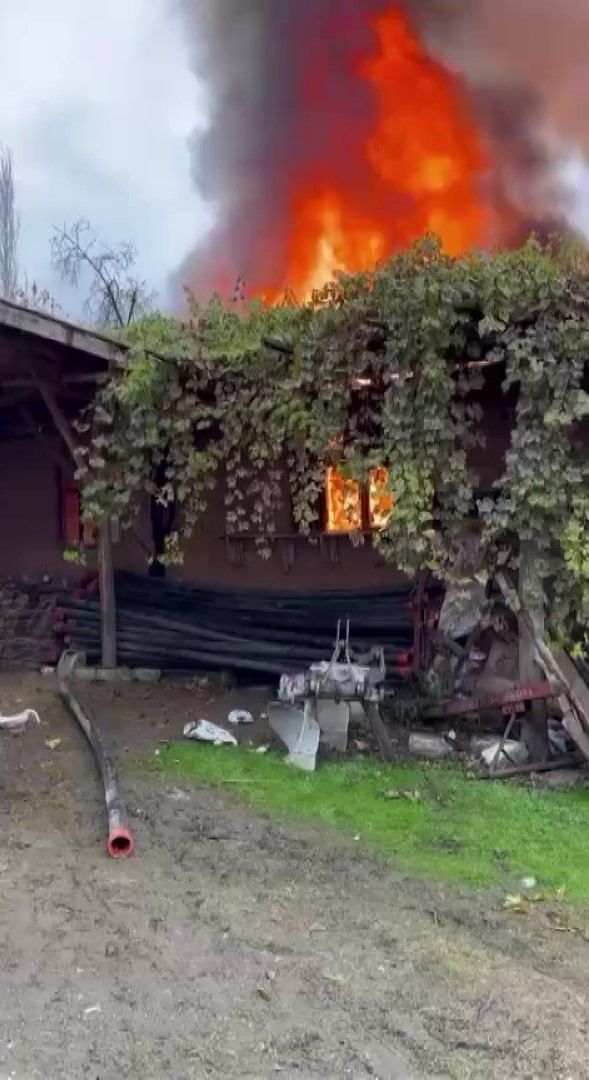 Yaşlı Çiftçinin Evi Yandı Biriktirdiği Paralar Ve Eşyaları Küle Döndü 1
