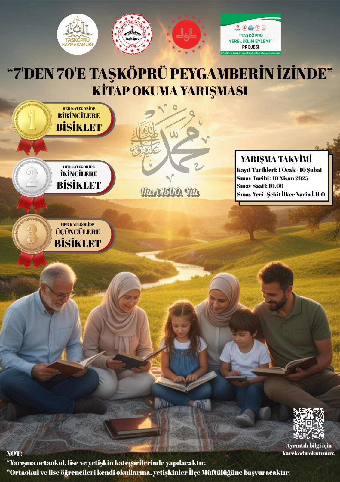 '7'Den 70'E Taşköprü Hz. Peygamberin İzinde' Kitap Okuma Yarışması Düzenleniyor! 88