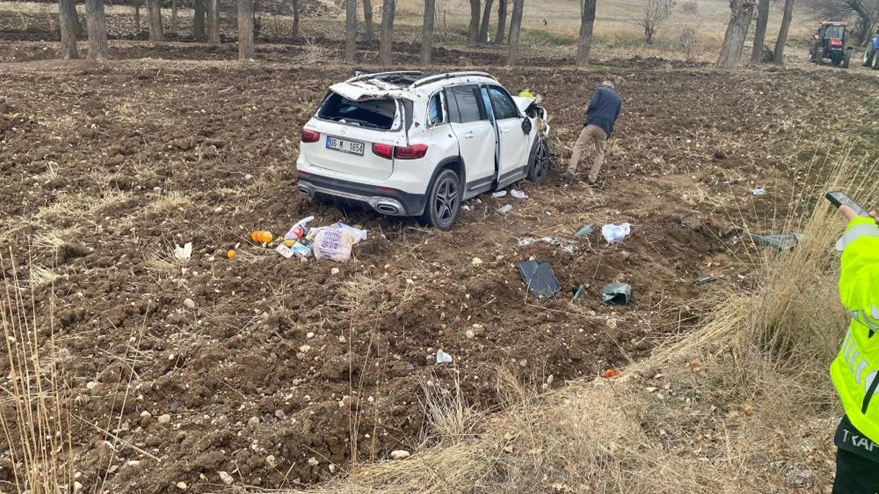 Çorum Kaza Takla Mercedes (2)