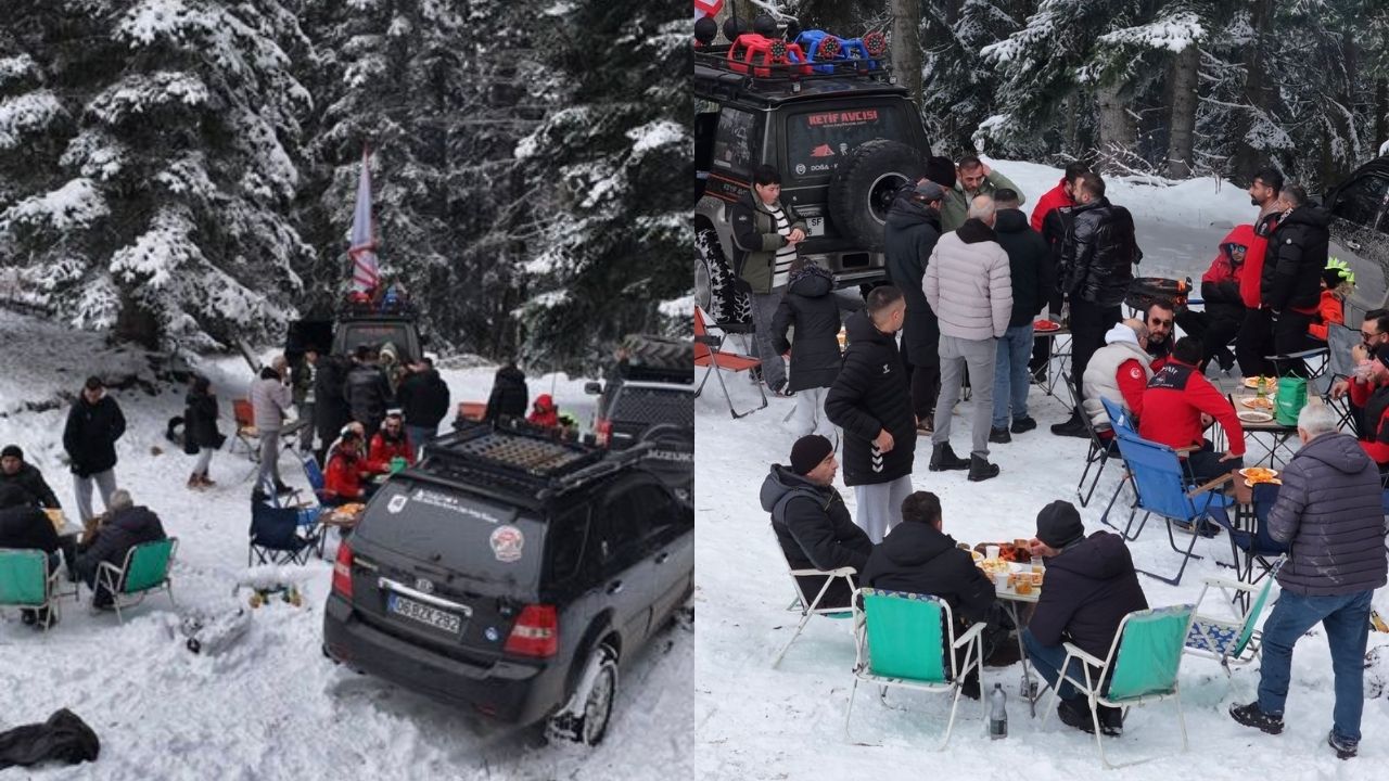 Ilgaz’a Ilk Kar Düştü, Kampoff Kastamonu Zirvede Buluştu (1)