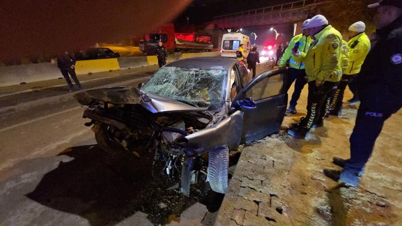 Karabük Alkollü Sürücü Kaza Polis (1)