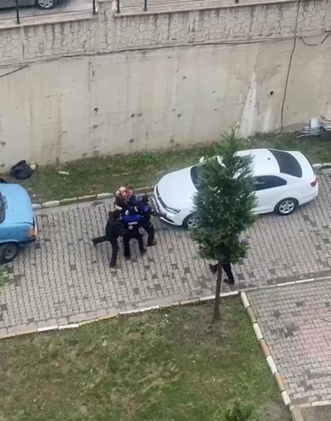 Karton Istifleyen Anne Ve Oğlu Zabıtalara Saldırdı 12