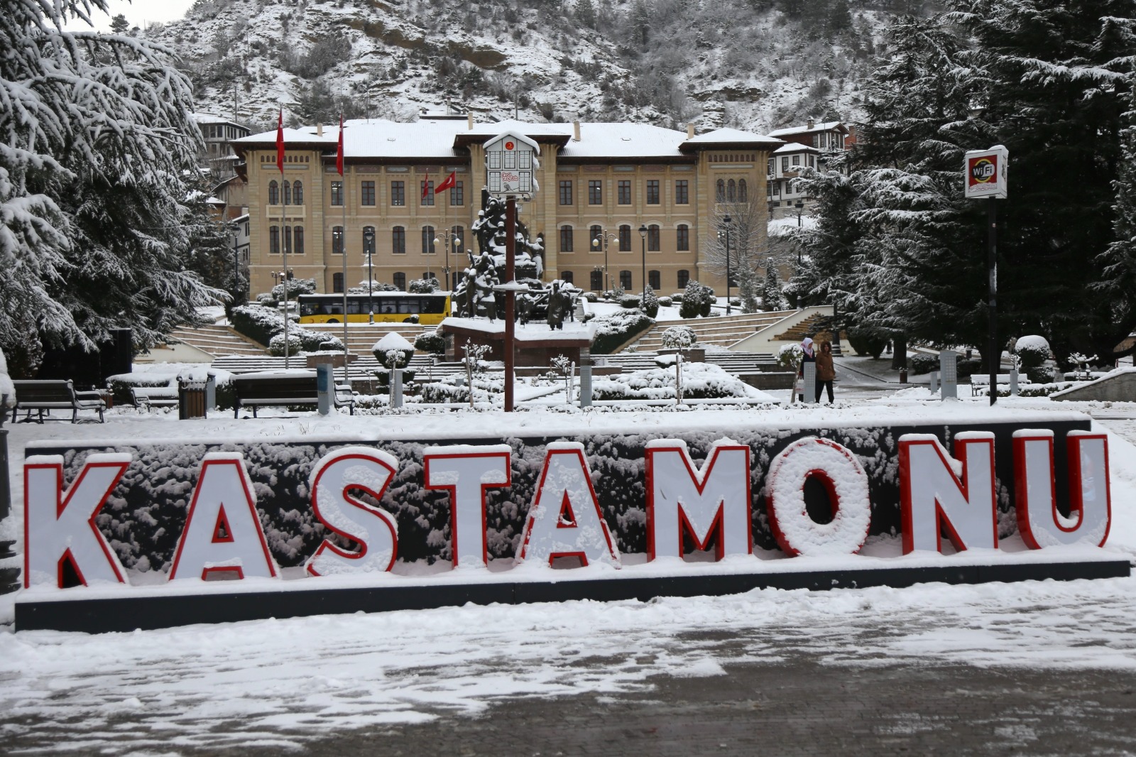 Kastamonu Beyaza Büründü Büyüleyici Görüntüler Ortaya Çıktı 6