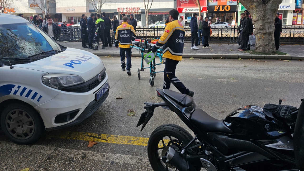 Kastamonu Da Motosiklet Kazası Ambulans (4)