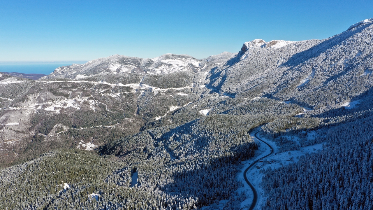Kastamonu Küre Kar Yağışı Manzara (5)