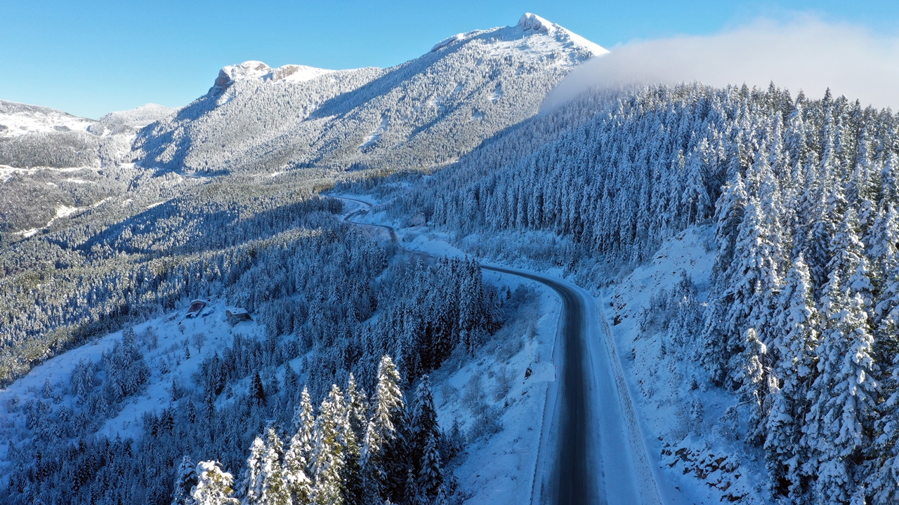 Kastamonu Küre Kar Yağışı Manzara (7)