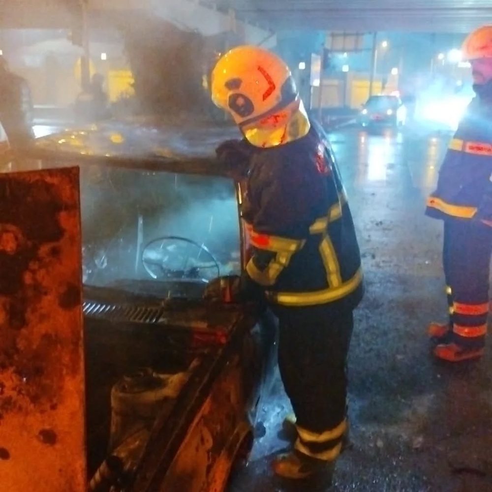 Kastamonu Sunta Otomobil Yangını (6)