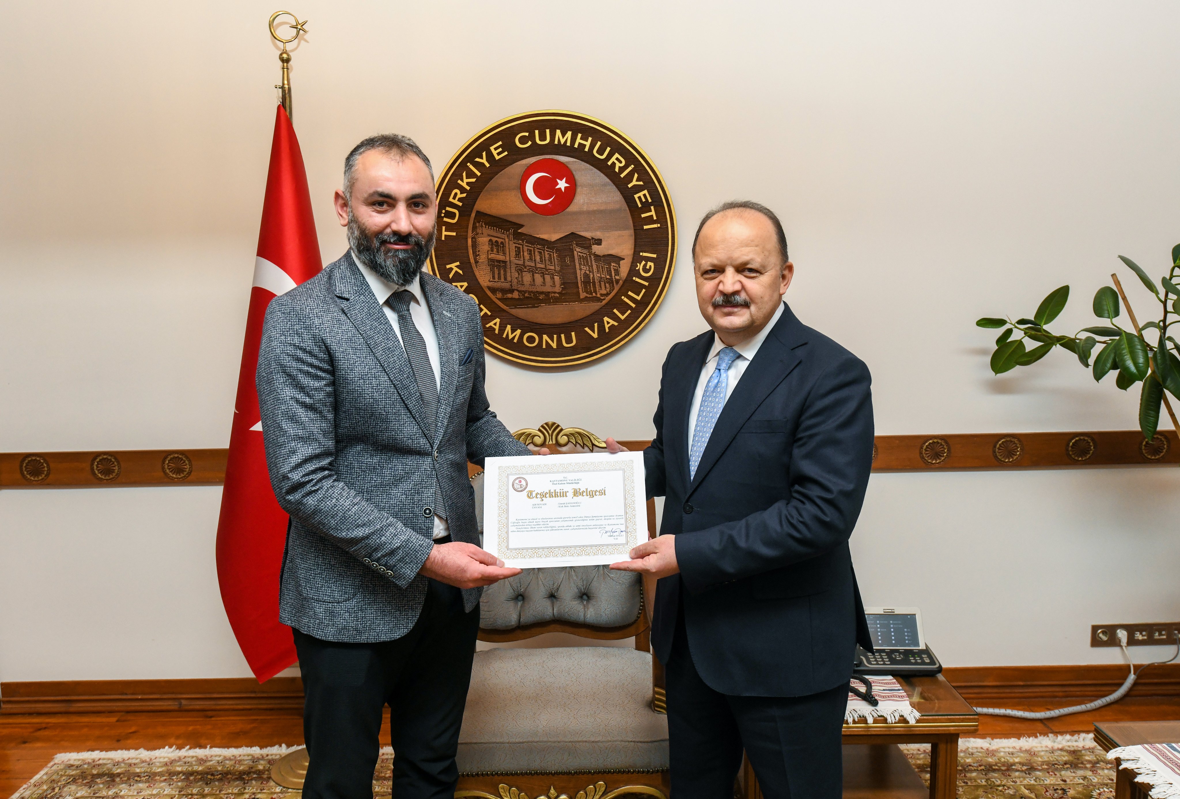 Kastamonu Valisi Dallı Dünya Şampiyonunu Kutladı! 4