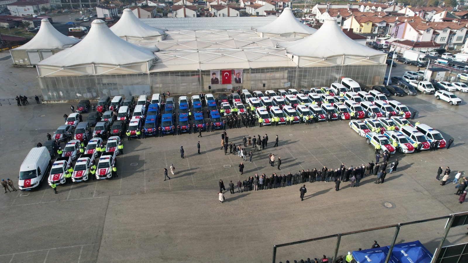 Kastamonu'da 84 Araç Törenle Hizmete Girdi Emniyet Ve Jandarmaya Tahsis Edildi 2