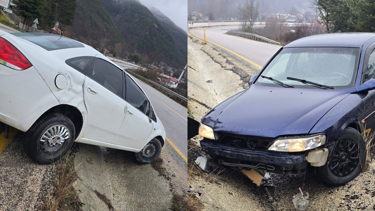 Kastamonu’da Aynı Noktada Peş Peşe Kaza Bir Araç Takla Attı (3)