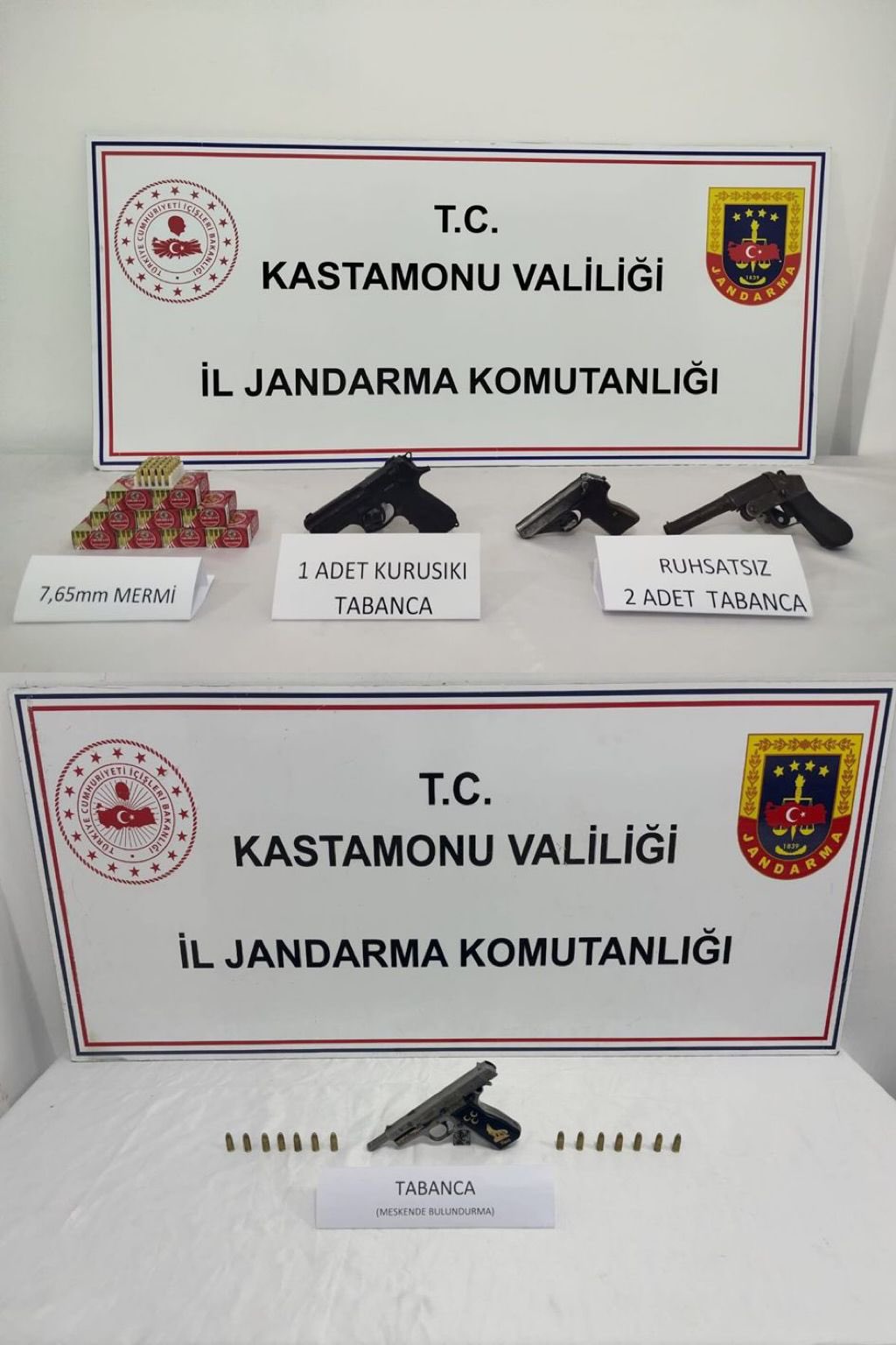 Kastamonu'da Çok Sayıda Silah Ve Mühimmat Ele Geçirildi! 200