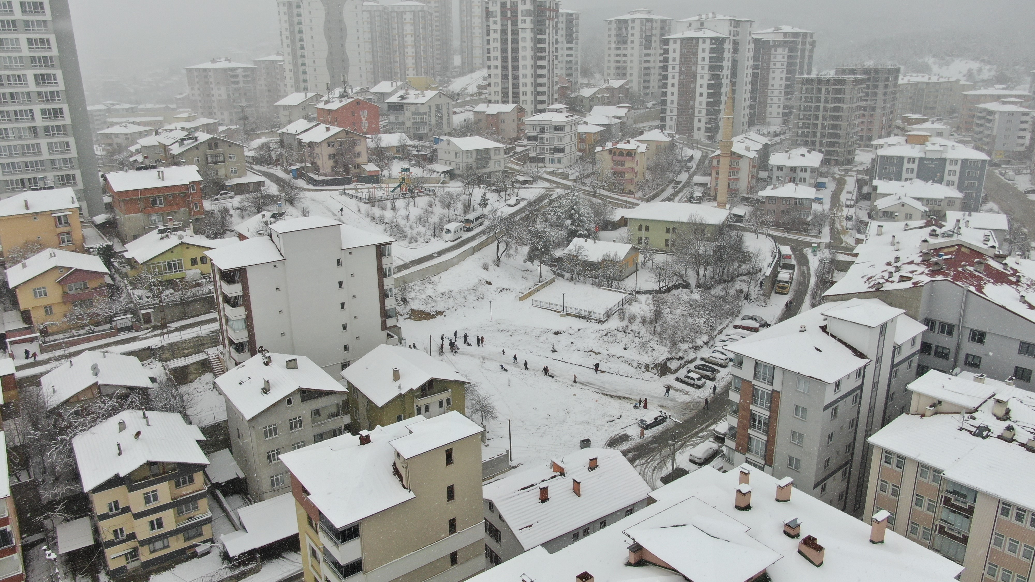 Kastamonu'da Kar Tatilinin Keyfini Çocuklar Çıkardı 66